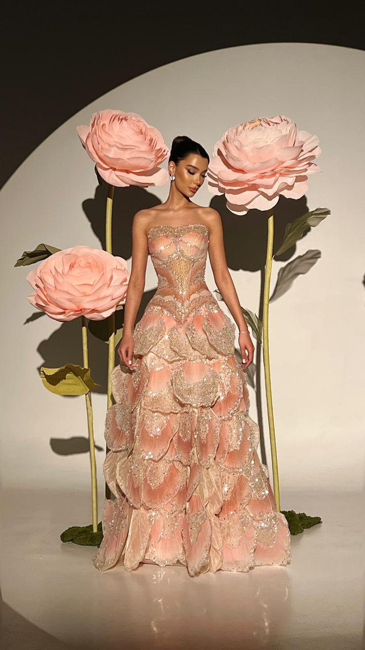 pink dress website Clarisse 811161 Dress